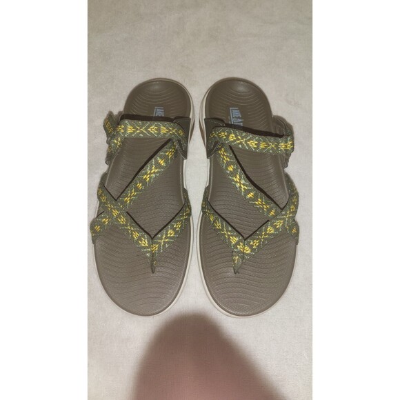 Lake & Trail Womens Bailey Sport Slip On Sandals Green Hiking Walking Sz 9 EUC - Picture 2 of 4